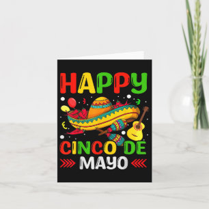 Tarjeta Feliz Cinco De Mayo Hombres Camisas Fiesta Mexican