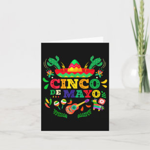 Tarjeta Feliz Cinco De Mayo Hombres Mujeres Niños 5 De May