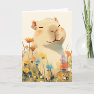 Tarjeta Feliz como Carpincho