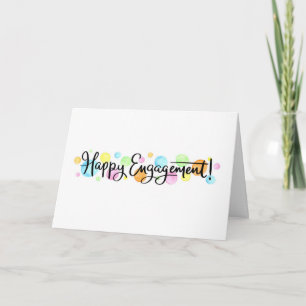 TARJETA "FELIZ COMPROMISO" PARA LOS DOS