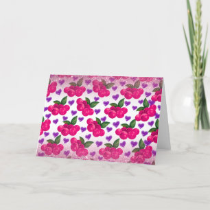 Tarjeta Feliz Cranberry Harvest Greet Card