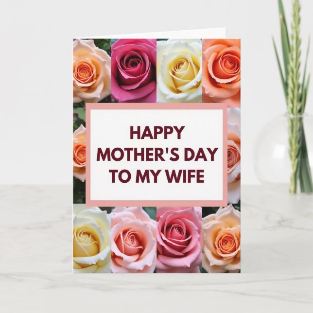 Tarjeta Feliz Crimson Text (Anverso)