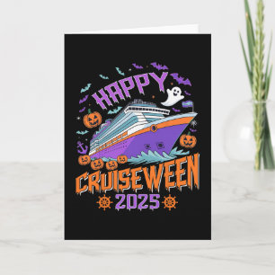 Tarjeta Feliz Cruiseween 2025 - Vacaciones de Crucero Hall