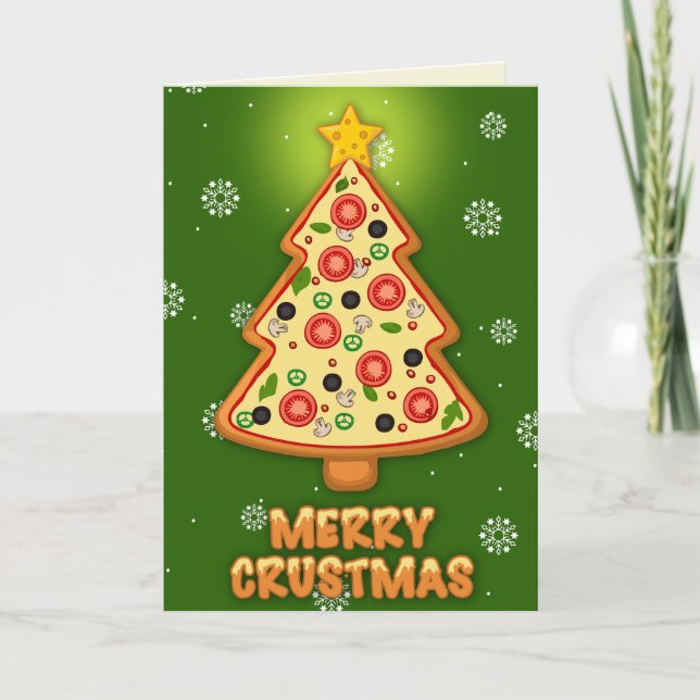 Tarjeta Feliz Crustmas divertida Navidad (Anverso)