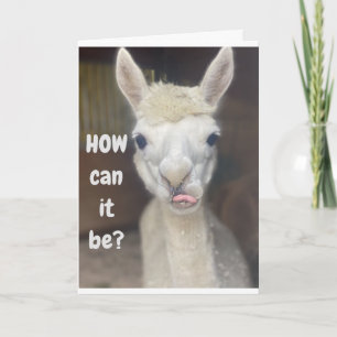 TARJETA "FELIZ CUARENTA" DE WIDE EYED LLAMA