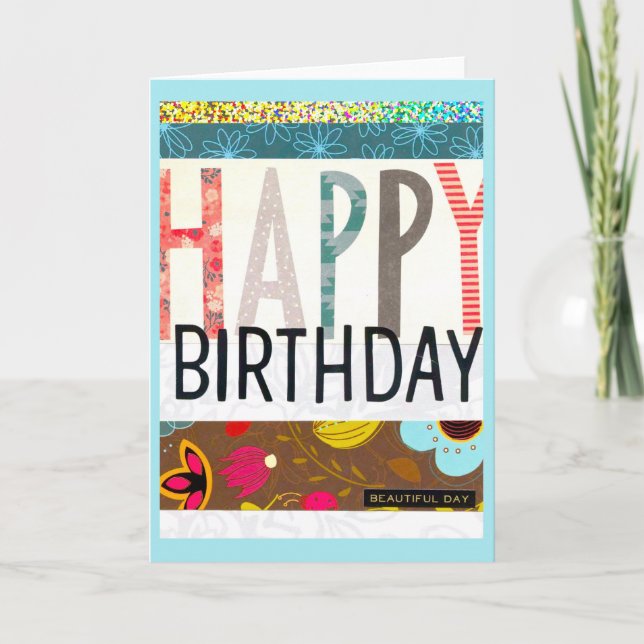 Tarjeta ¡Feliz cumpleaños! (Anverso)