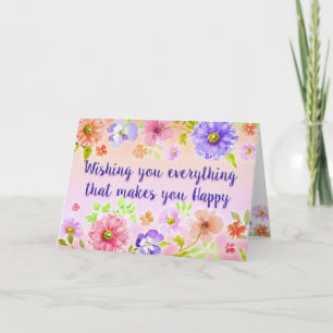Tarjeta Feliz cumpleaños