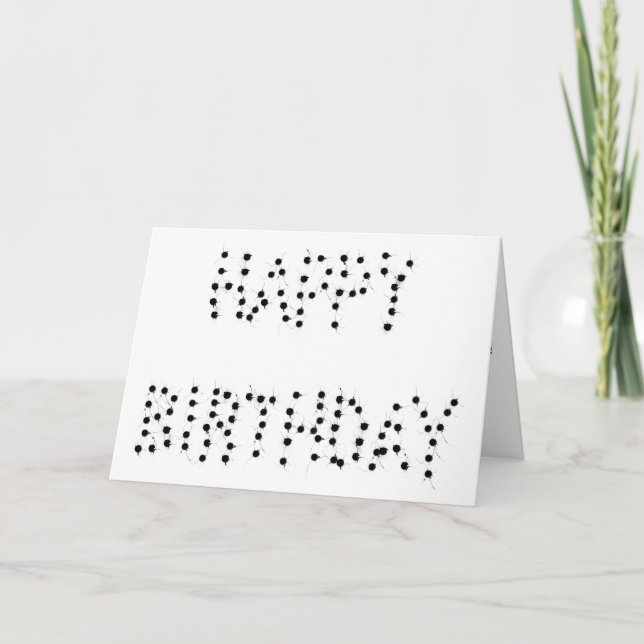 Tarjeta Feliz cumpleaños (Anverso)
