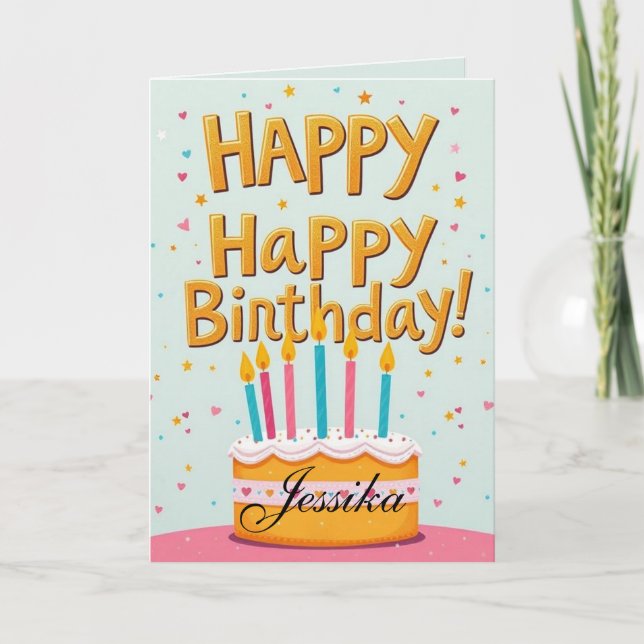 TARJETA FELIZ CUMPLEAÑOS (Anverso)