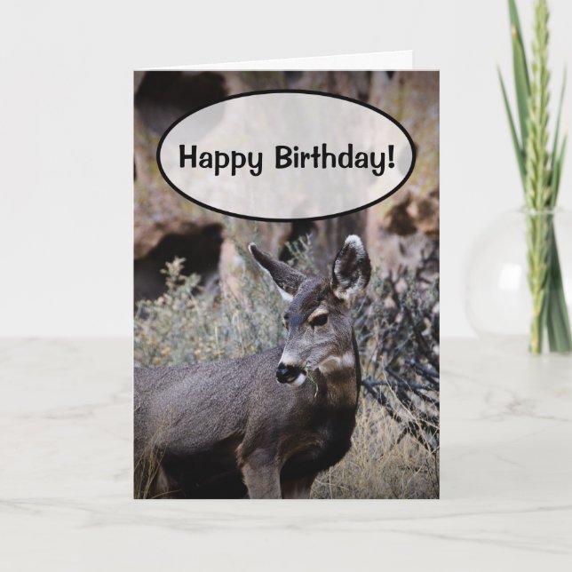 Tarjeta ¡Feliz cumpleaños! (Anverso)