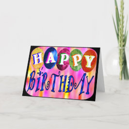 Tarjeta Feliz cumpleaños