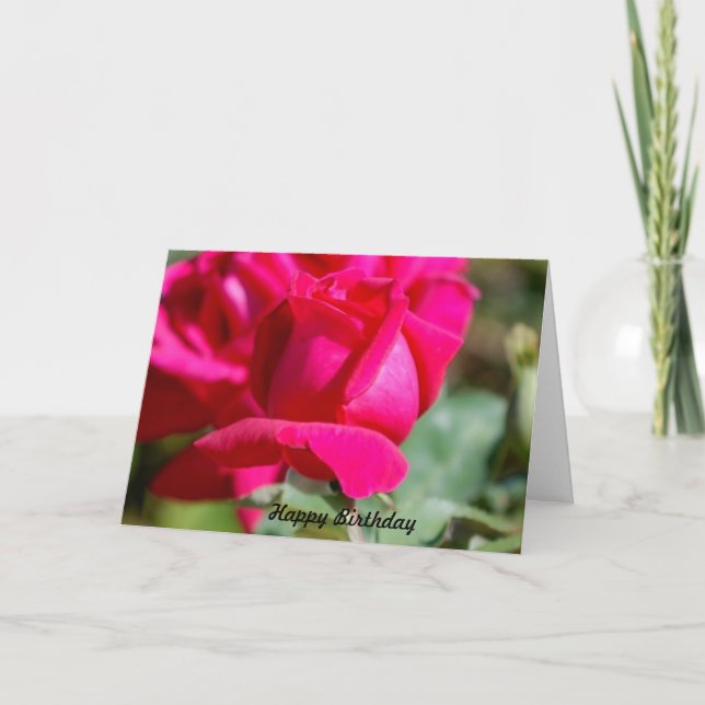 Tarjeta Feliz cumpleaños (Anverso)