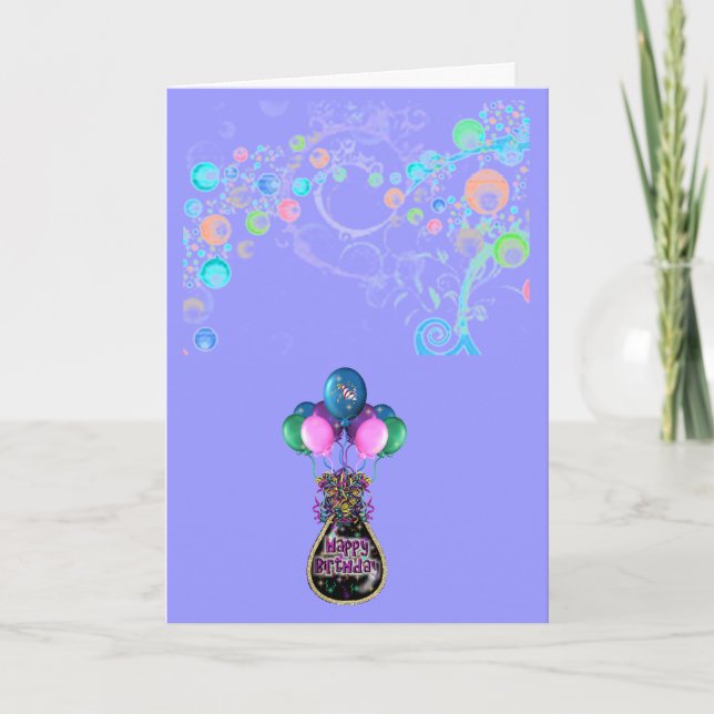 Tarjeta Feliz cumpleaños (Anverso)