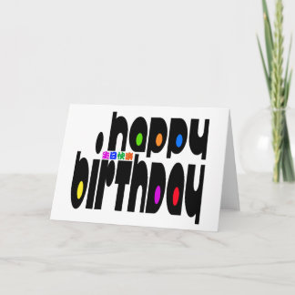 Tarjeta Feliz cumpleaños