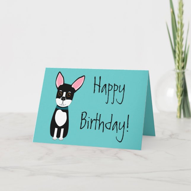 Tarjeta ¡Feliz cumpleaños! (Anverso)