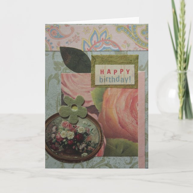 Tarjeta Feliz cumpleaños (Anverso)