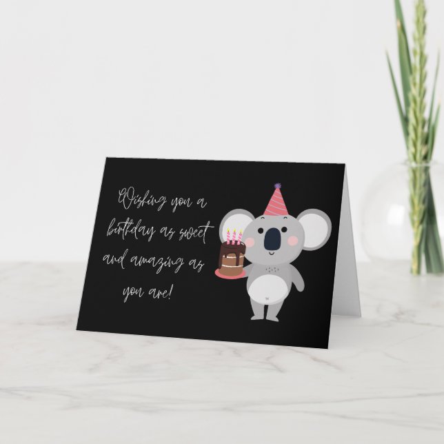 Tarjeta Feliz cumpleaños (Anverso)