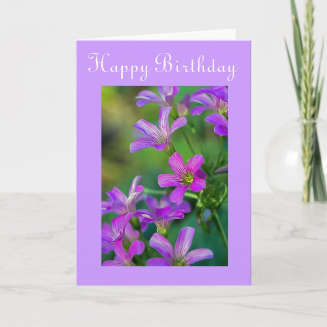 Tarjeta Feliz cumpleaños (Anverso)
