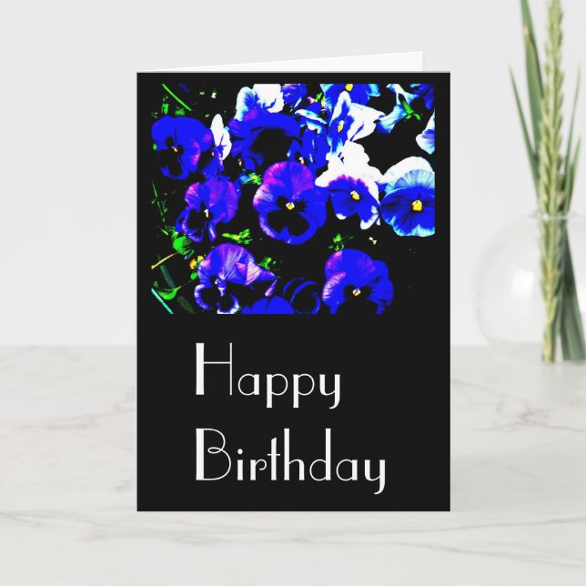 Tarjeta Feliz cumpleaños (Anverso)