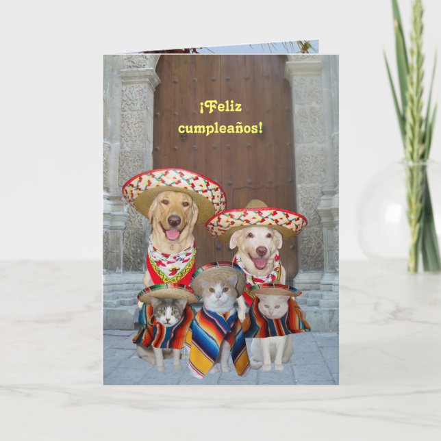 Tarjeta ¡Feliz cumpleaños! (Anverso)