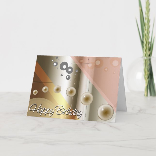 Tarjeta Feliz cumpleaños (Anverso)