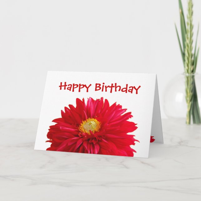 Tarjeta Feliz cumpleaños (Anverso)