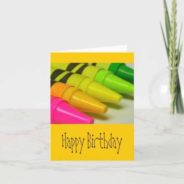 Tarjeta Feliz cumpleaños (Anverso)