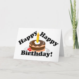 Tarjeta ¡Feliz cumpleaños!