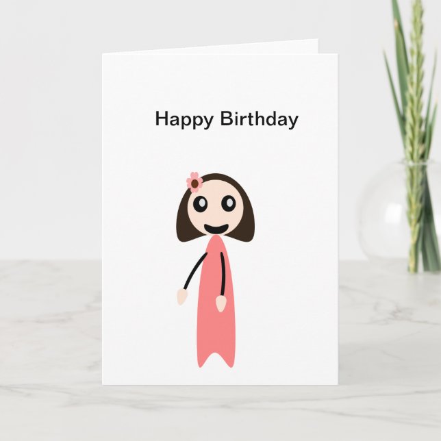 Tarjeta Feliz cumpleaños (Anverso)
