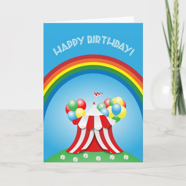 Tarjeta Feliz cumpleaños (Anverso)