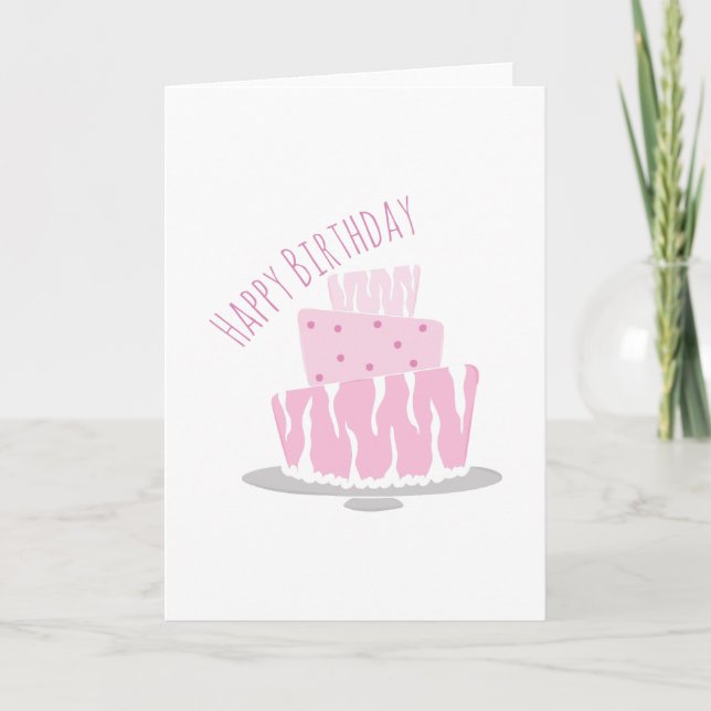 Tarjeta Feliz cumpleaños (Anverso)