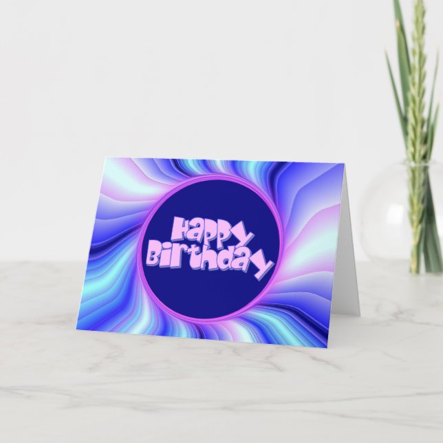 Tarjeta Feliz cumpleaños (Anverso)