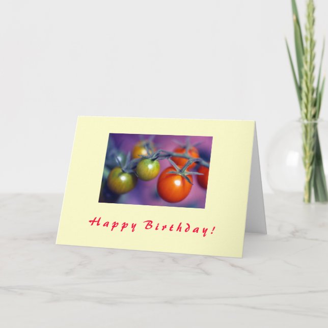 Tarjeta ¡"Feliz cumpleaños! " (Anverso)