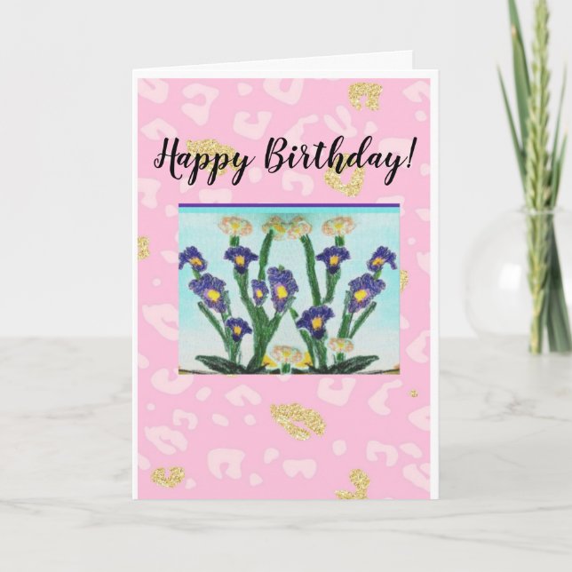 Tarjeta ¡Feliz cumpleaños! (Anverso)