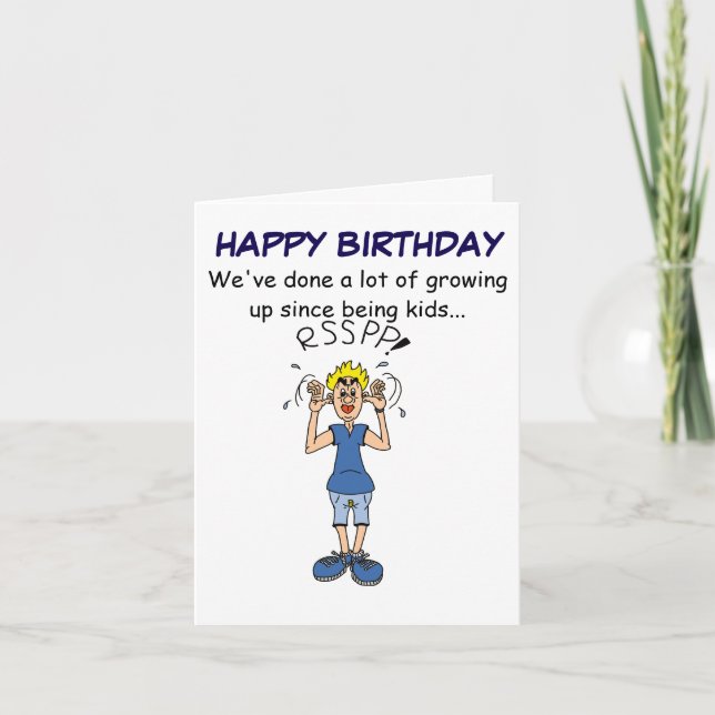 Tarjeta Feliz cumpleaños (Anverso)