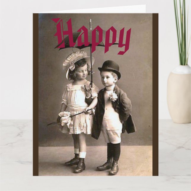 Tarjeta Feliz cumpleaños (Anverso)