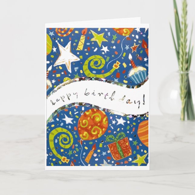 Tarjeta Feliz cumpleaños (Anverso)