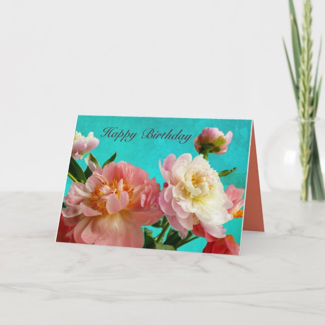 Tarjeta Feliz cumpleaños (Anverso)