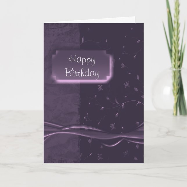 Tarjeta Feliz cumpleaños (Anverso)