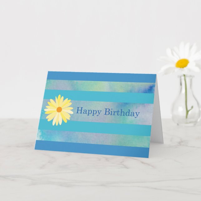 Tarjeta Feliz cumpleaños (Planta pequeña)