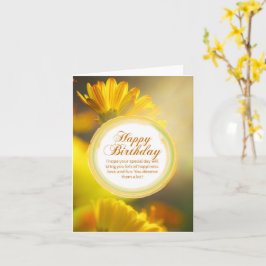 Tarjeta Feliz cumpleaños