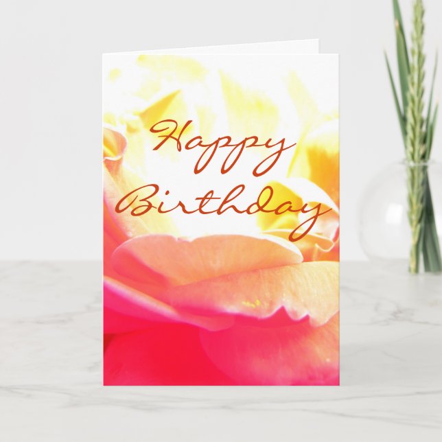 Tarjeta Feliz cumpleaños (Anverso)