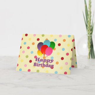 Tarjeta Feliz cumpleaños