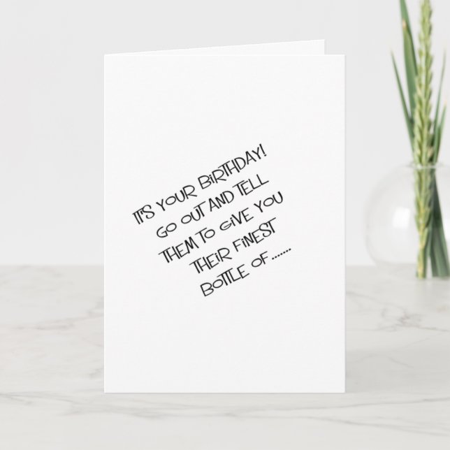 Tarjeta feliz cumpleaños (Anverso)