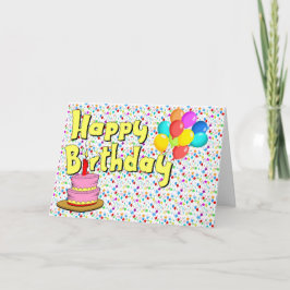 Tarjeta Feliz cumpleaños