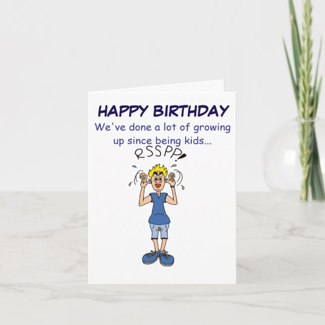 Tarjeta Feliz cumpleaños (Anverso)