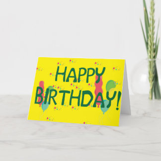 Tarjeta ¡Feliz cumpleaños!