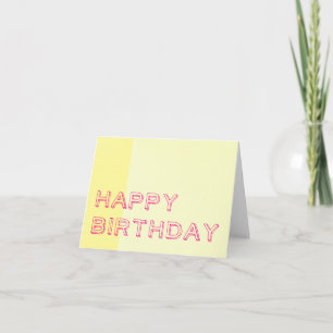 Tarjeta Feliz cumpleaños