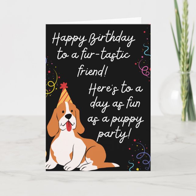 Tarjeta Feliz cumpleaños (Anverso)