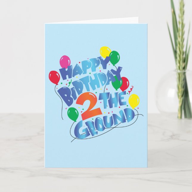 Tarjeta Feliz cumpleaños (Anverso)